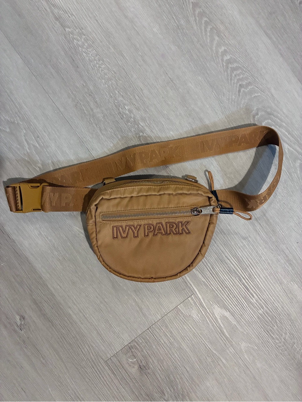 IVY PARK Caramel Tan Logo Belt Bag